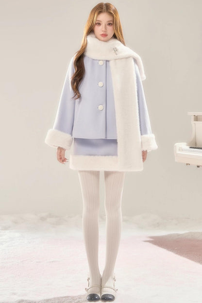 Hokkaido Tweed Coat and Skirt Set-Up