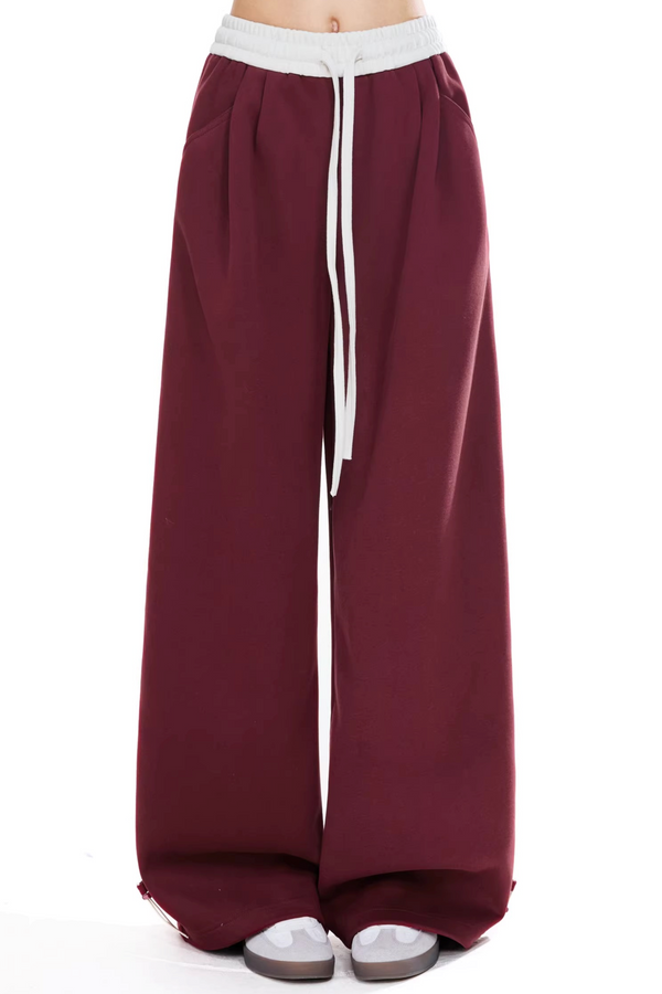 Patchwork Color-Blocked Sweatpants