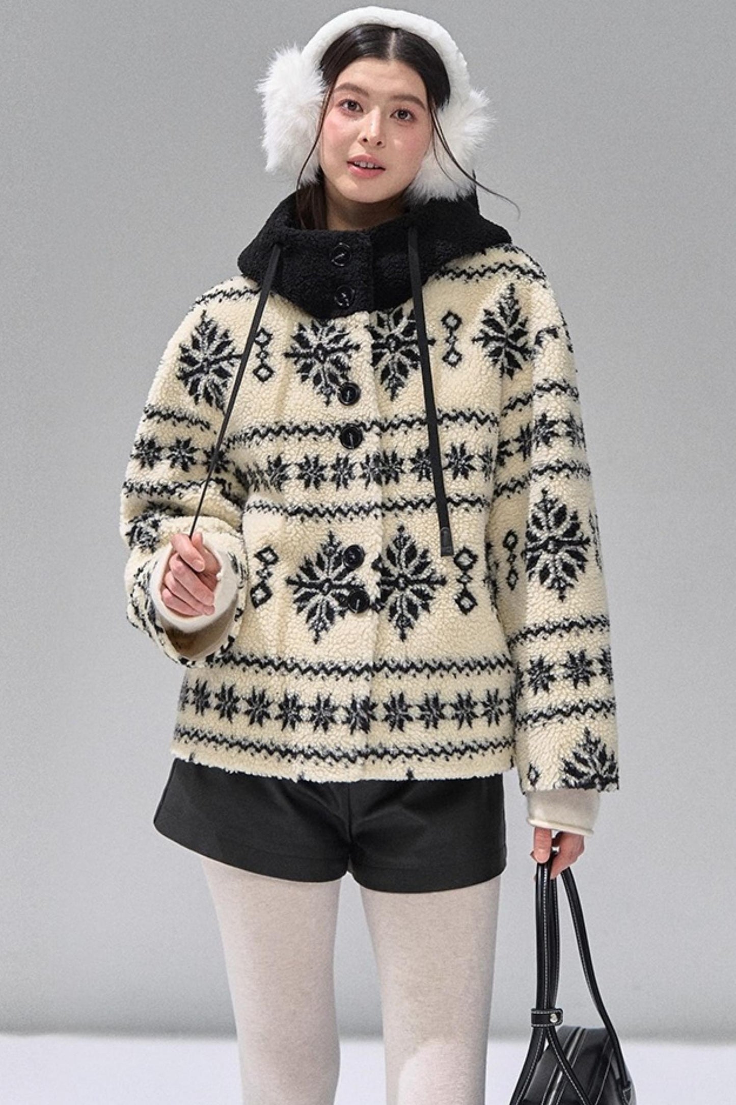 Thickened Hooded Fleece Jacket