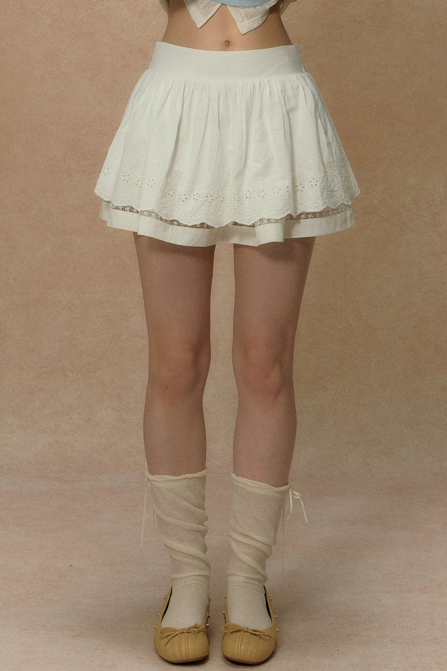 White Lace Summer Skirt