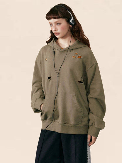 Langmischte lose Casual Jacke