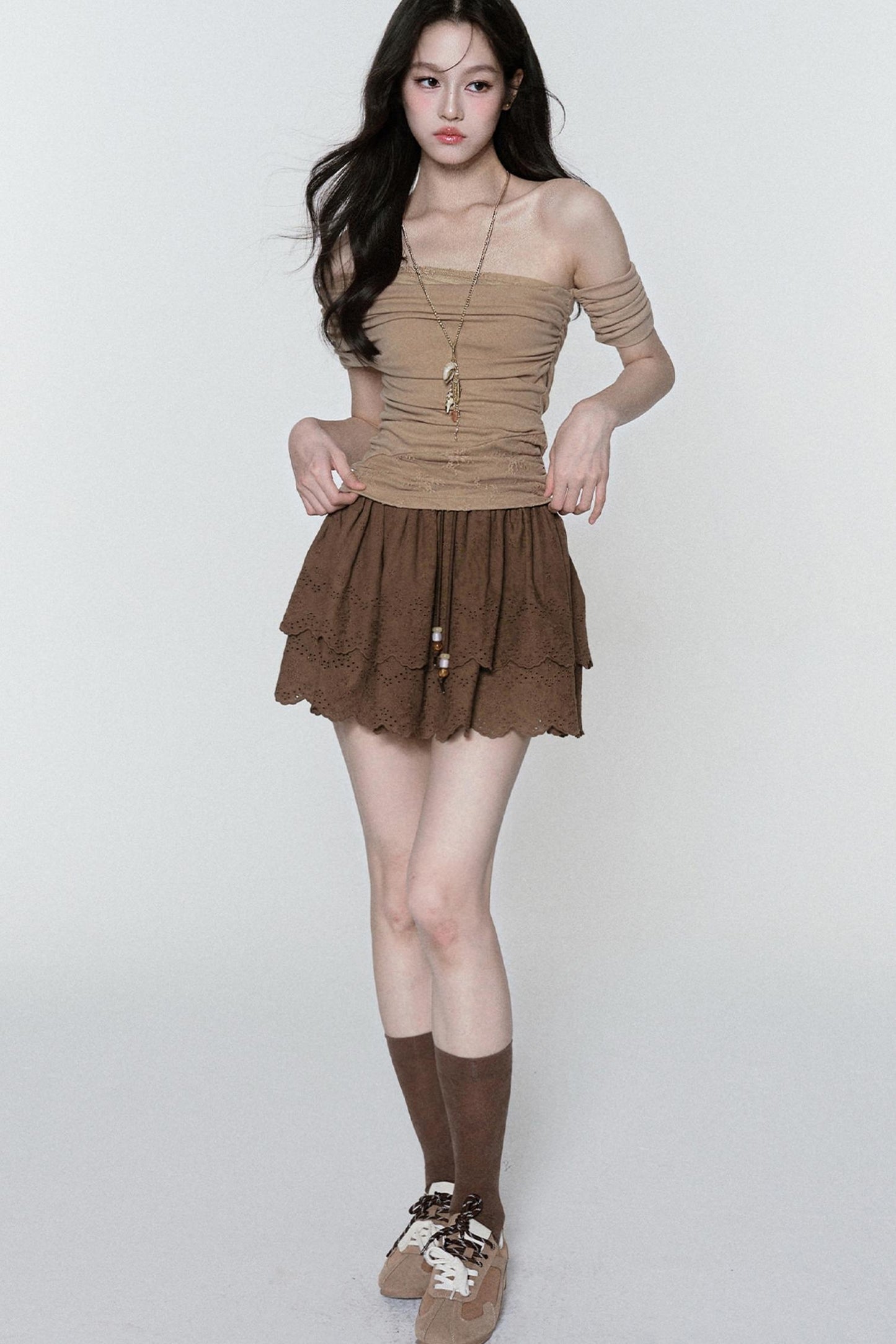 Ruffle One-Shoulder Top