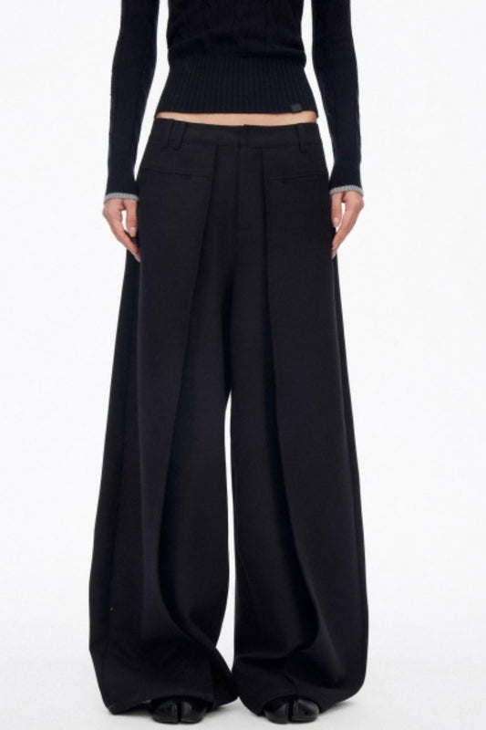 Luxury Pleated Draped Pants