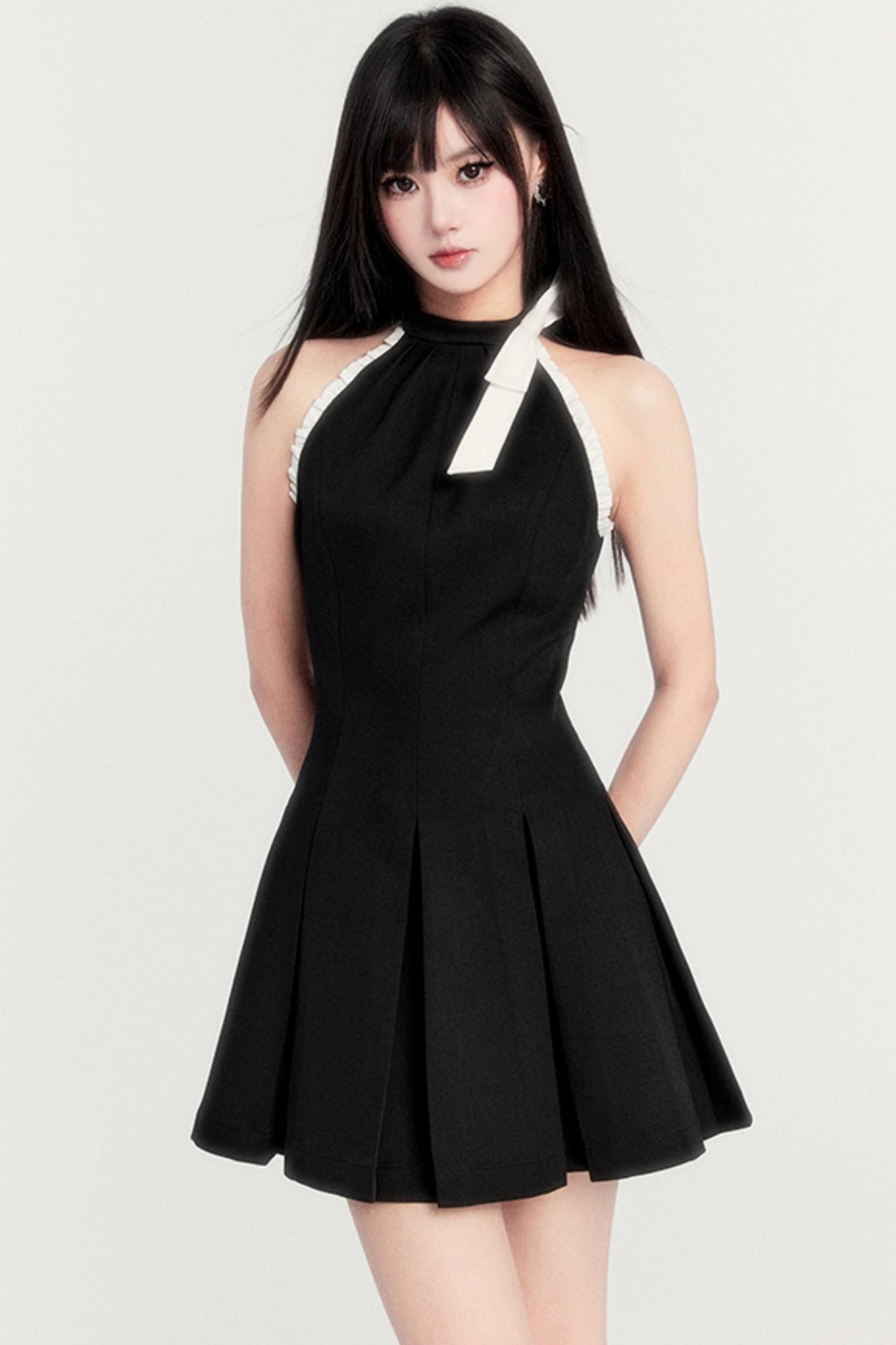 Retro Hepburn Style Slim Dress Set-Up