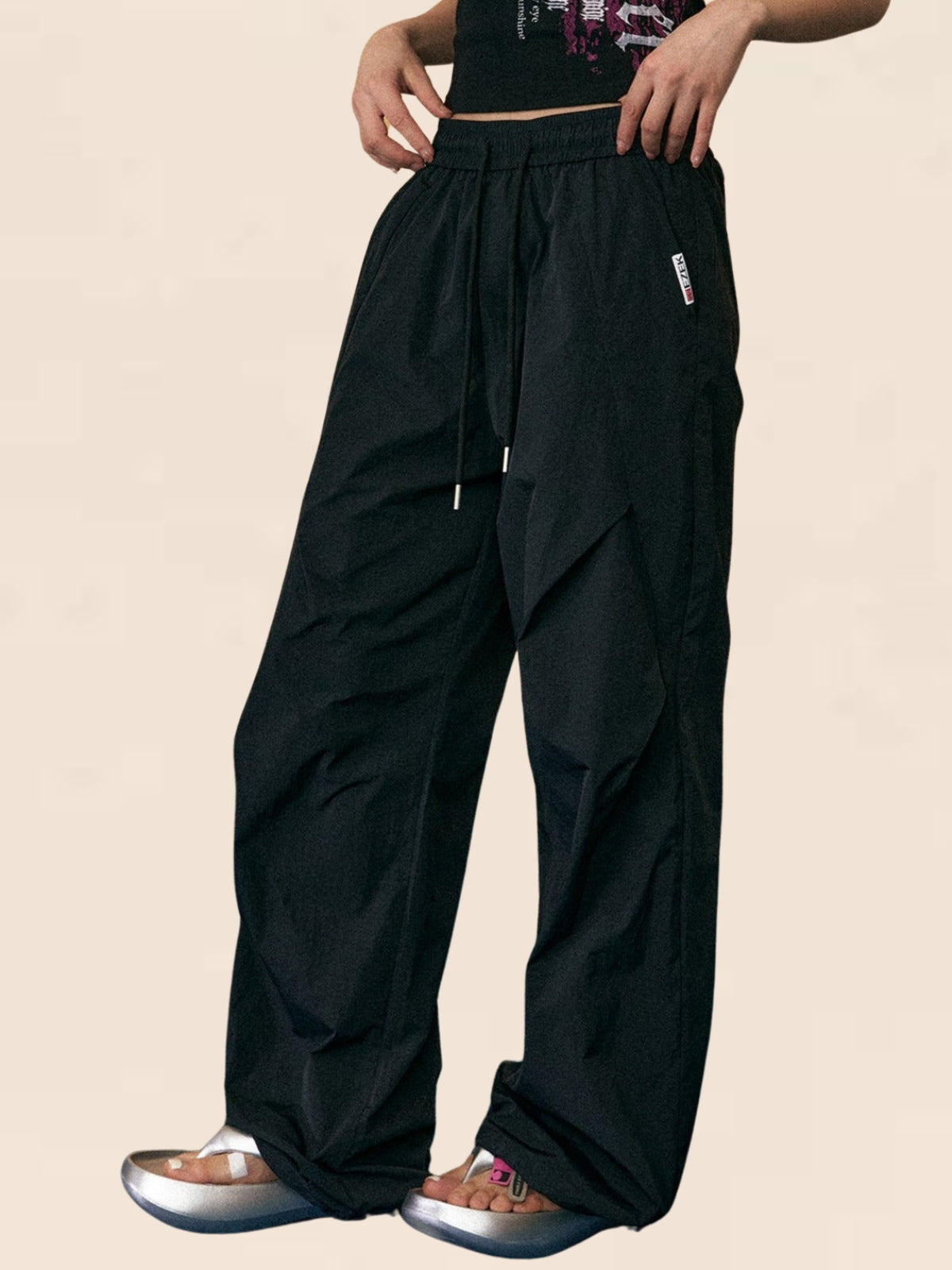 Quick Dry Loose Casual Mop Pants