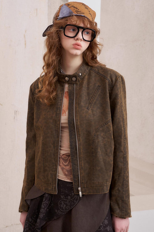 Leopard Flight Jacket