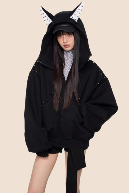 Rivet Hoodie Jacket