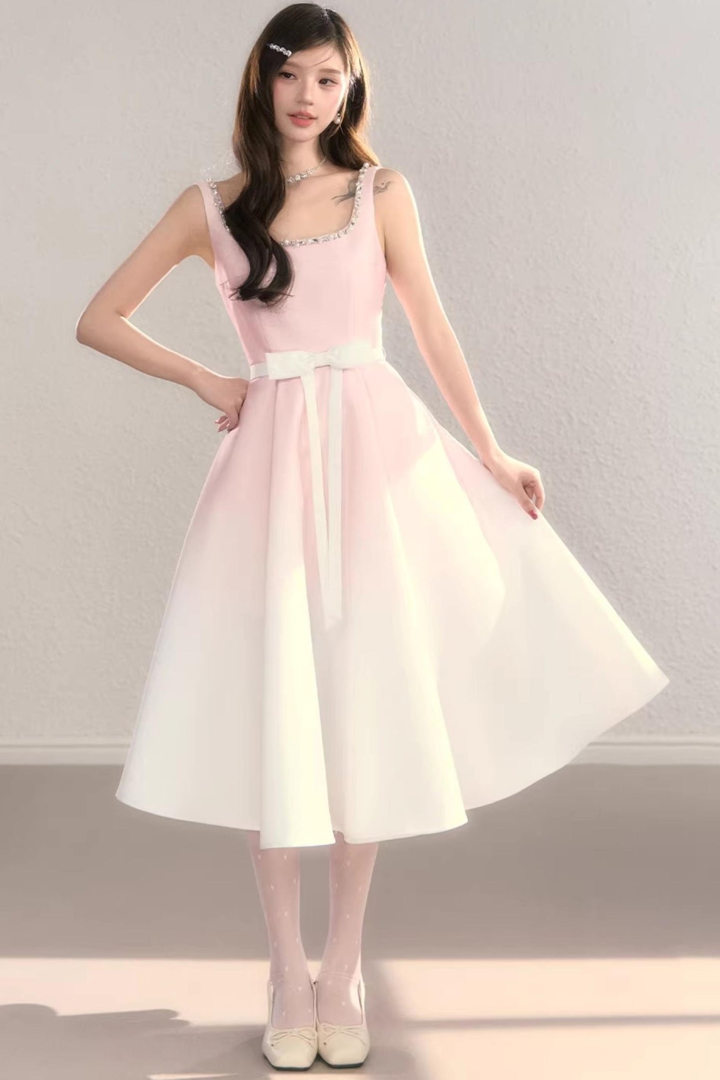 Cherry Blossom Gradient Dress