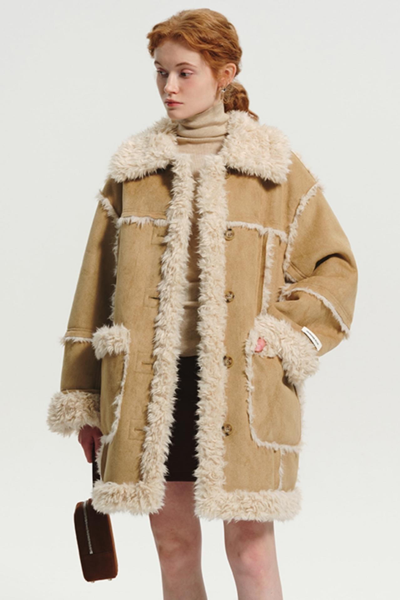 Thickened Suede Fur Coat