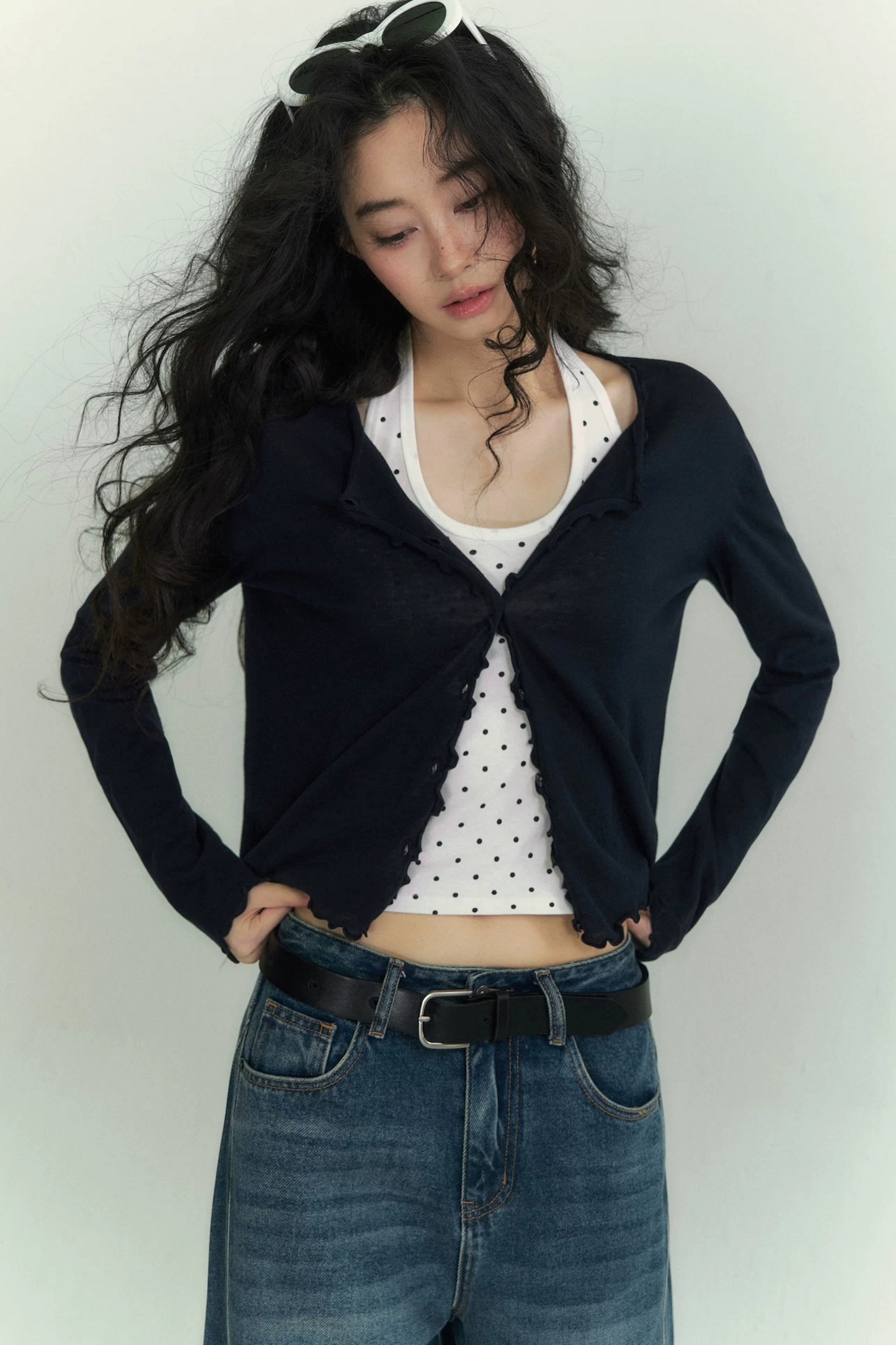 Mercerized Ultra-Thin Cardigan