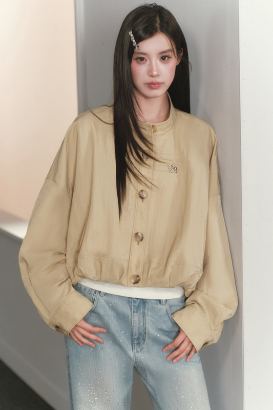 Floral Retro Windbreaker Jacket