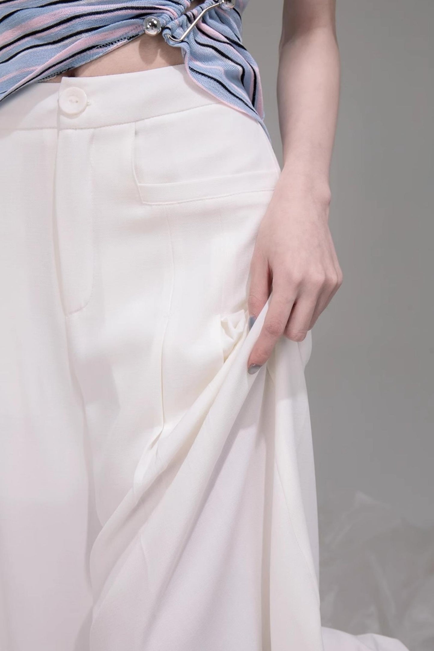 Chic Apricot Wide Leg Pants