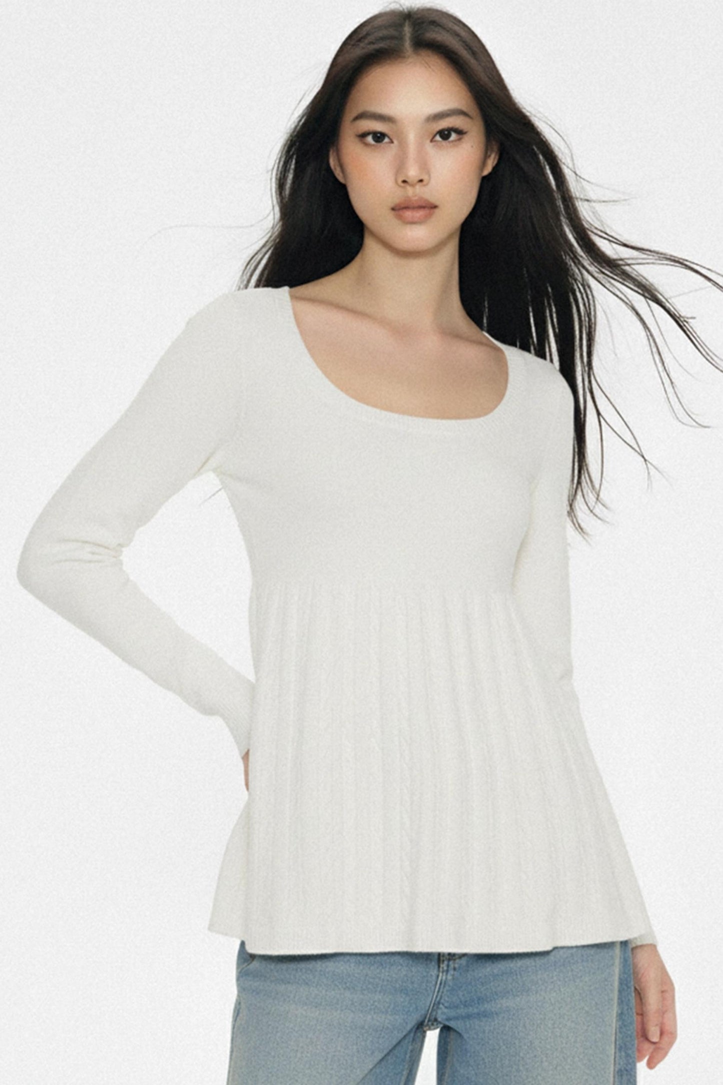 Retro American Cable Knit Sweater