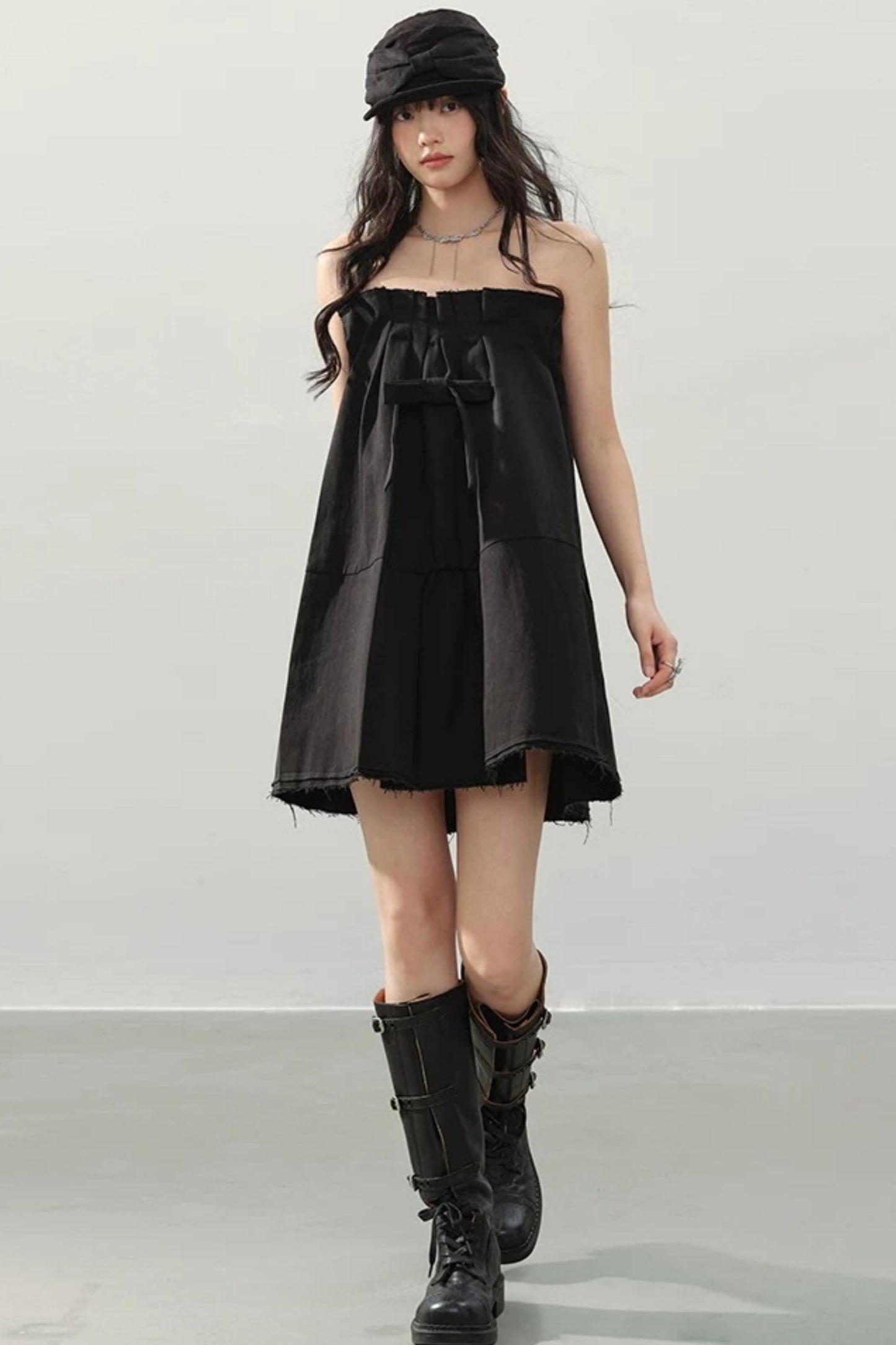 Midnight Love Bow Dress