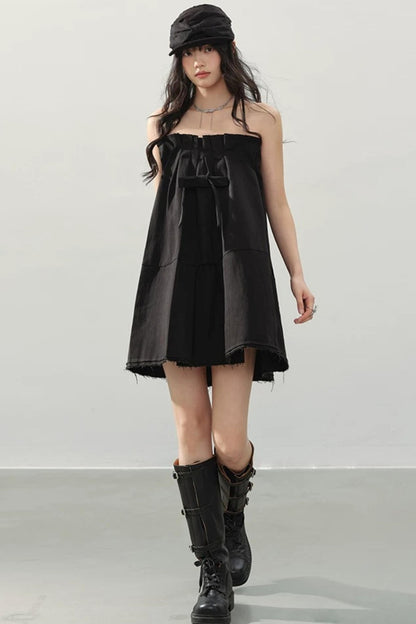 Midnight Love Bow Dress