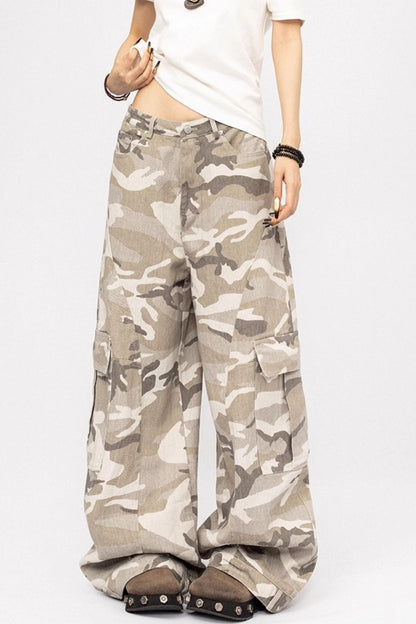 Pantalon cargo camouflage américain