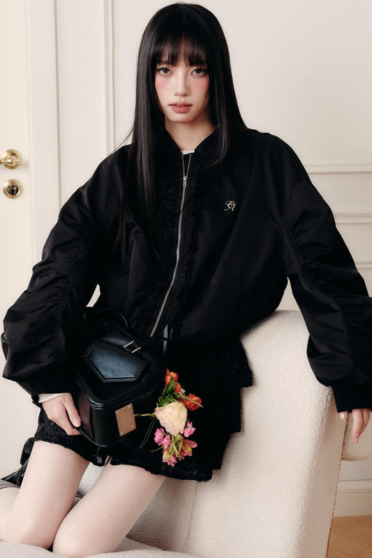 Lace Commuter Baggy Jacket