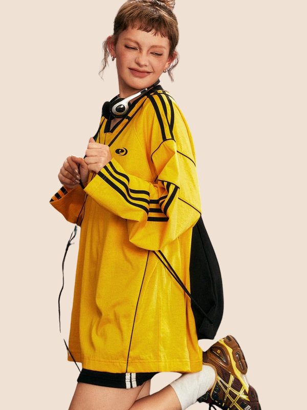 Stripe Loose Fit Sweatshirt