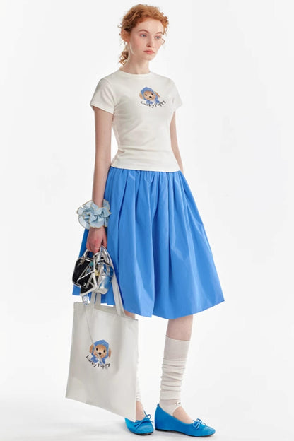 Layered Bloomers T-Shirt-Skirt Set-Up