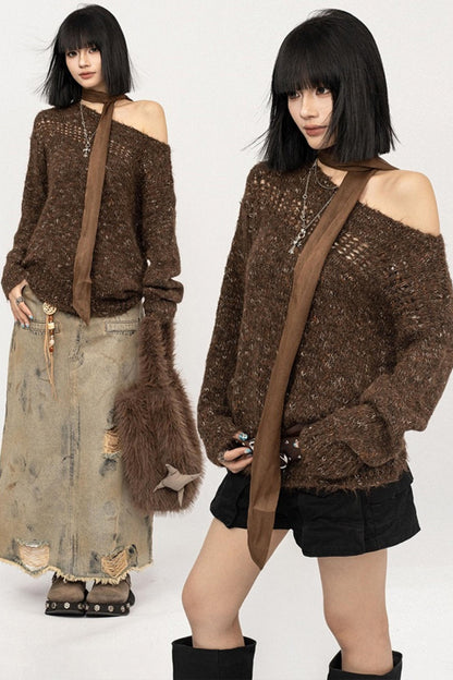 American Spice Girl Knit Sweater Top