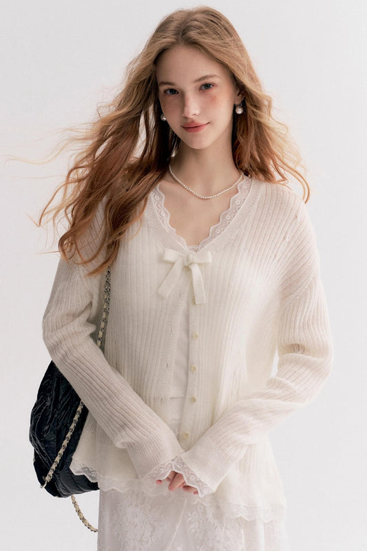 Romantic Wool Cardigan