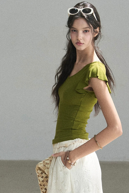Summer Wind V-Neck Top