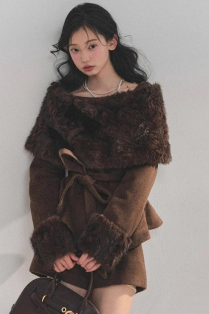 French Light Luxury Winter Coat Set-Up