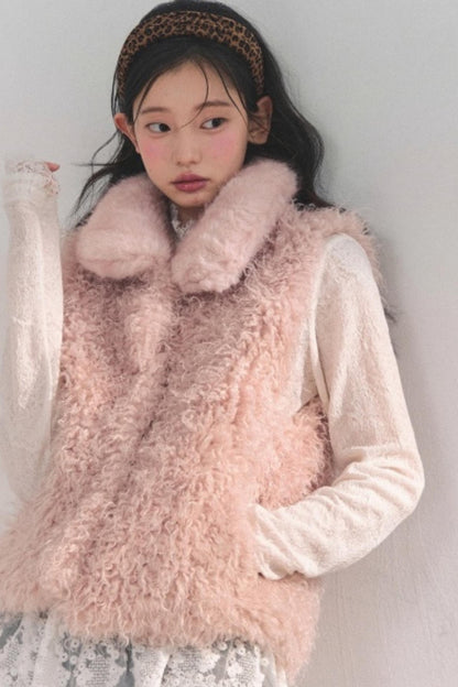 Reversible Faux Fur Vest