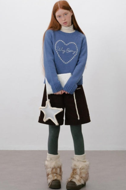 Sweet Thoughts Heart Sweater