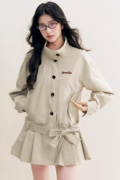 Geek Chic Lace Trench Coat