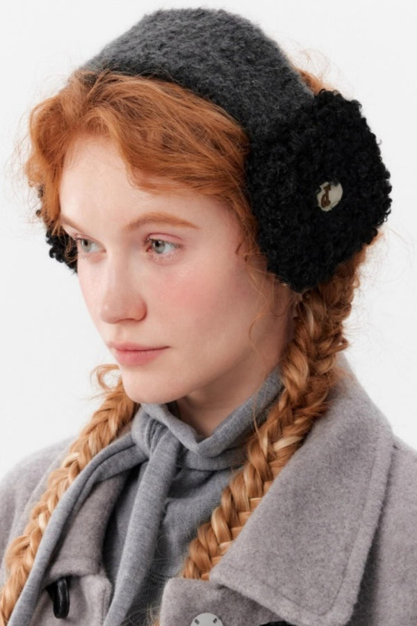 Winter Wool Lace-Up Earmuffs