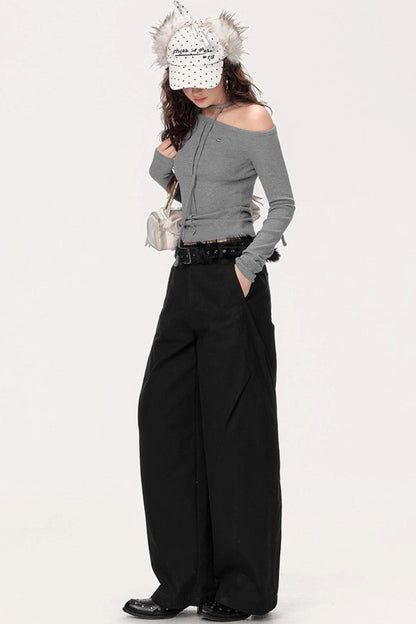 Scimitar Denim Slacks