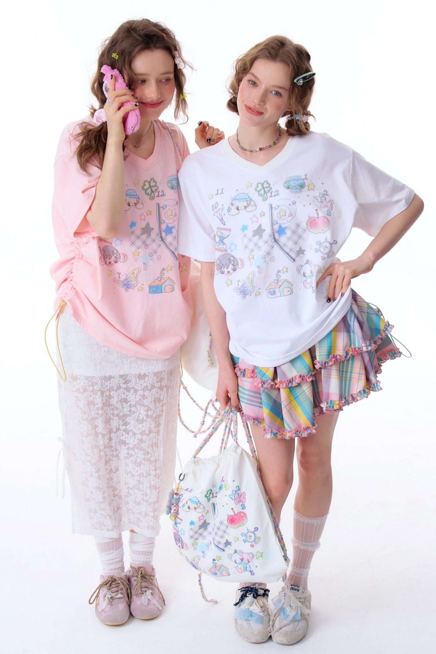 Loose Fit Art Print T-Shirt