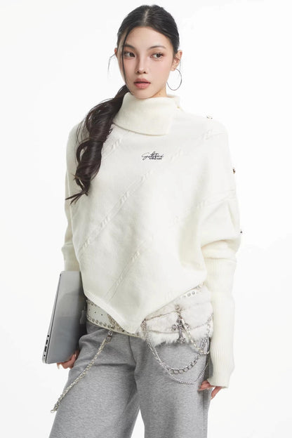 Off-White Cape Turtleneck Sweater