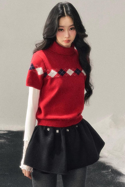 Snowy Scene Knit Sweater