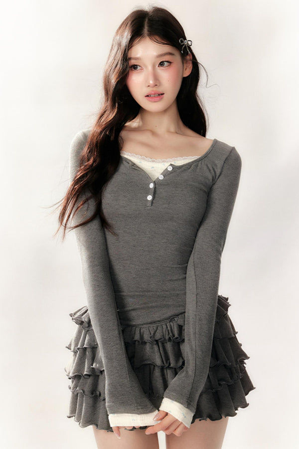 Sweetheart Ruffle Ballet Dress