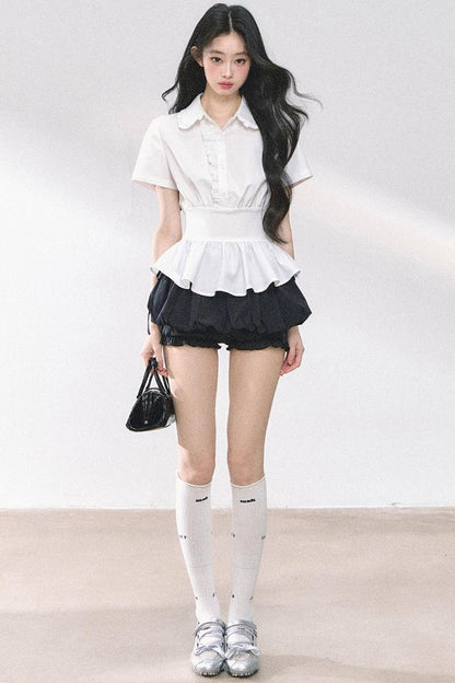 White Lotus Leaf Shirt