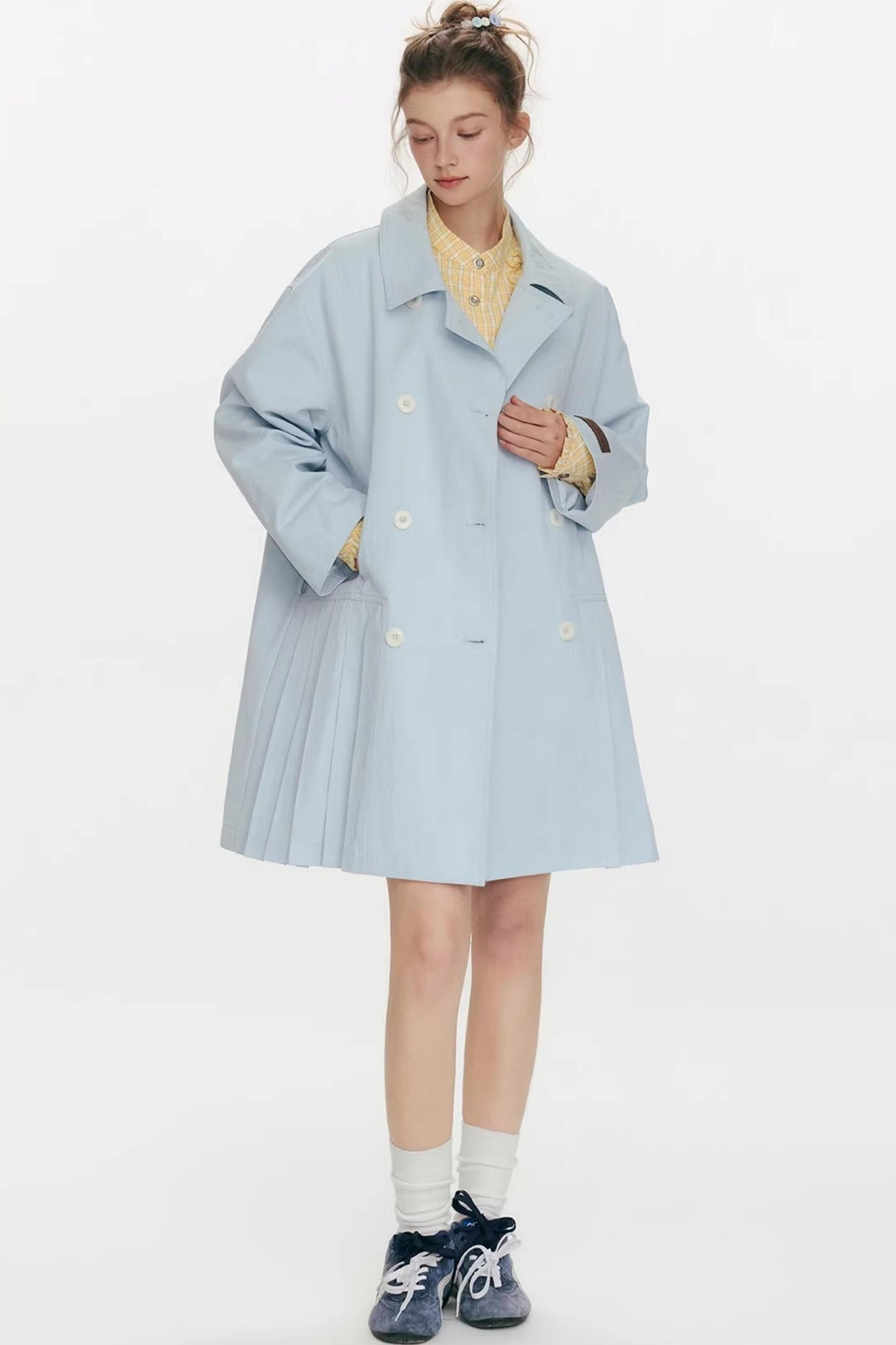 Moonlight Concerto Pleated Coat
