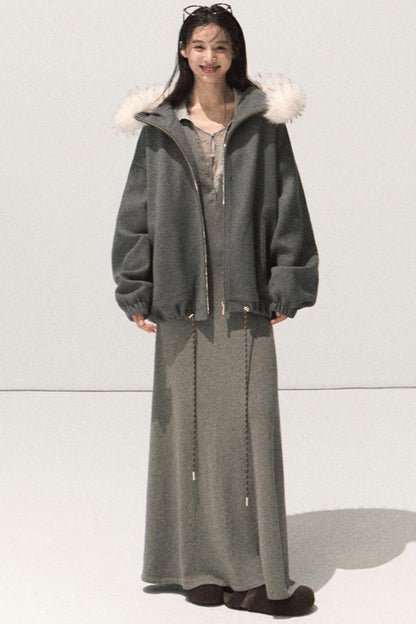 Smoke Cinched Waist Dress