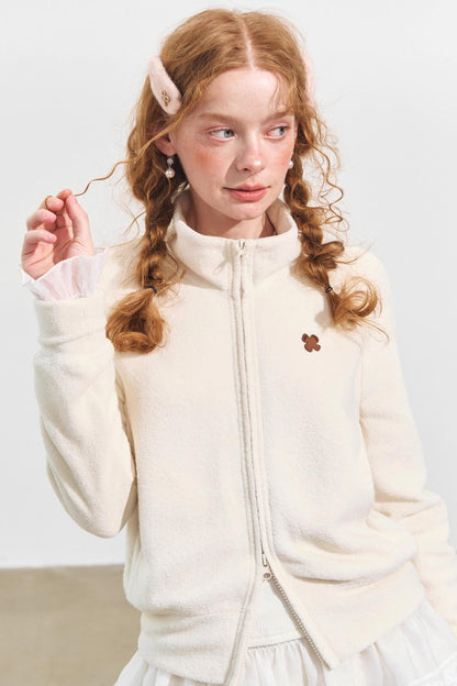 Rice Fleece Zip Jacket Set-Up