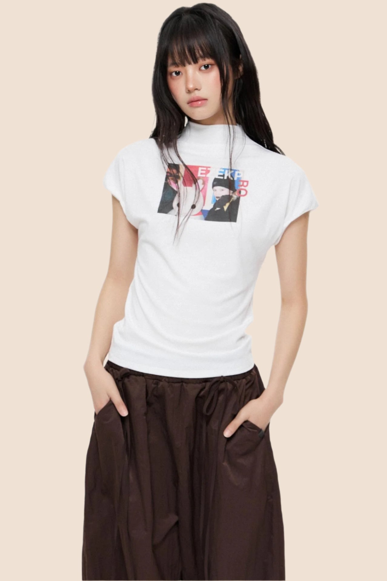 Fitted Short Sleeve Crop Tee