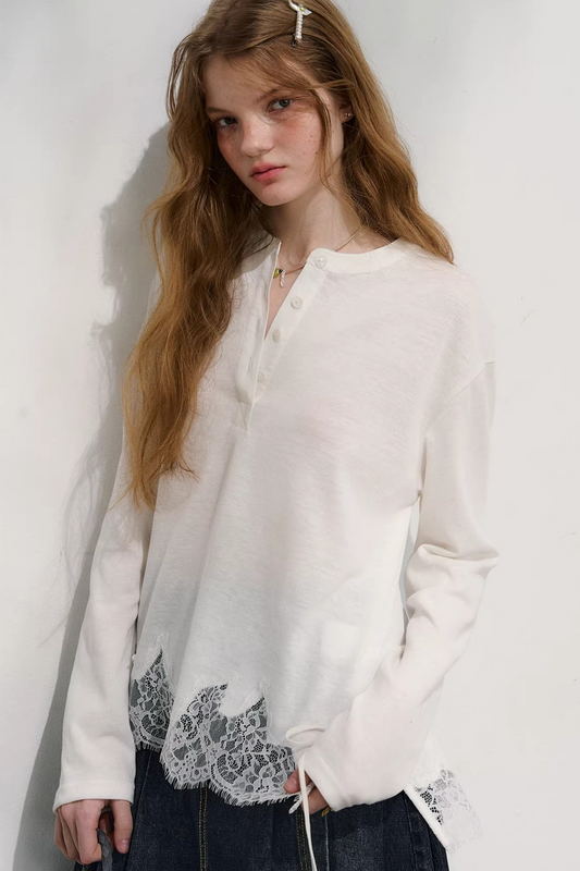 Swaying Silhouette Lace Top