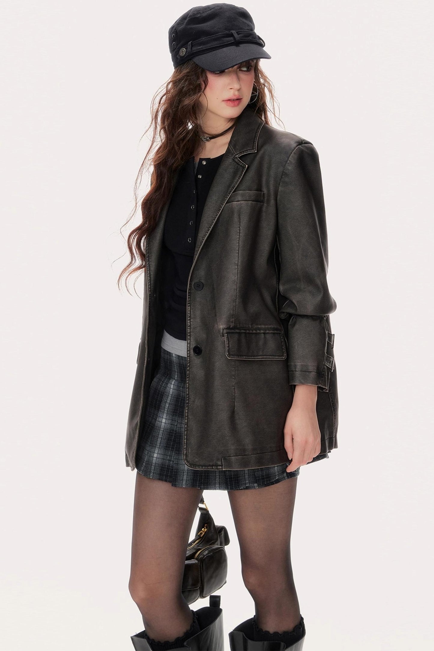 Luxury Black Leather Jacket