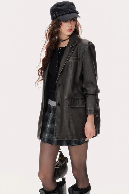 Luxury Black Leather Jacket