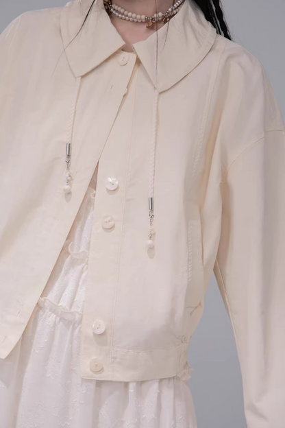 Zitronengelbe, leichte Jacke