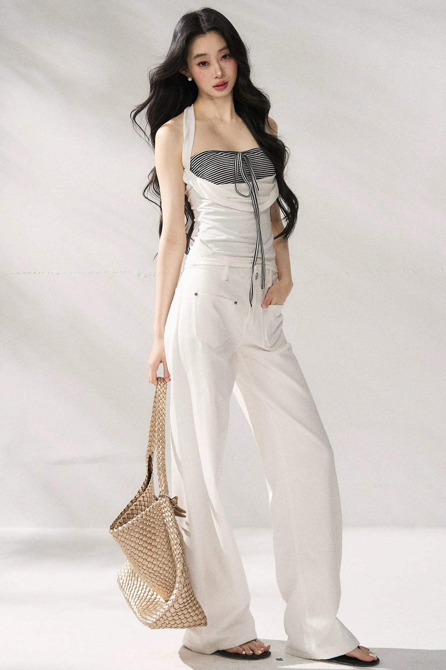Elegant Slimming Wide-Leg Pants