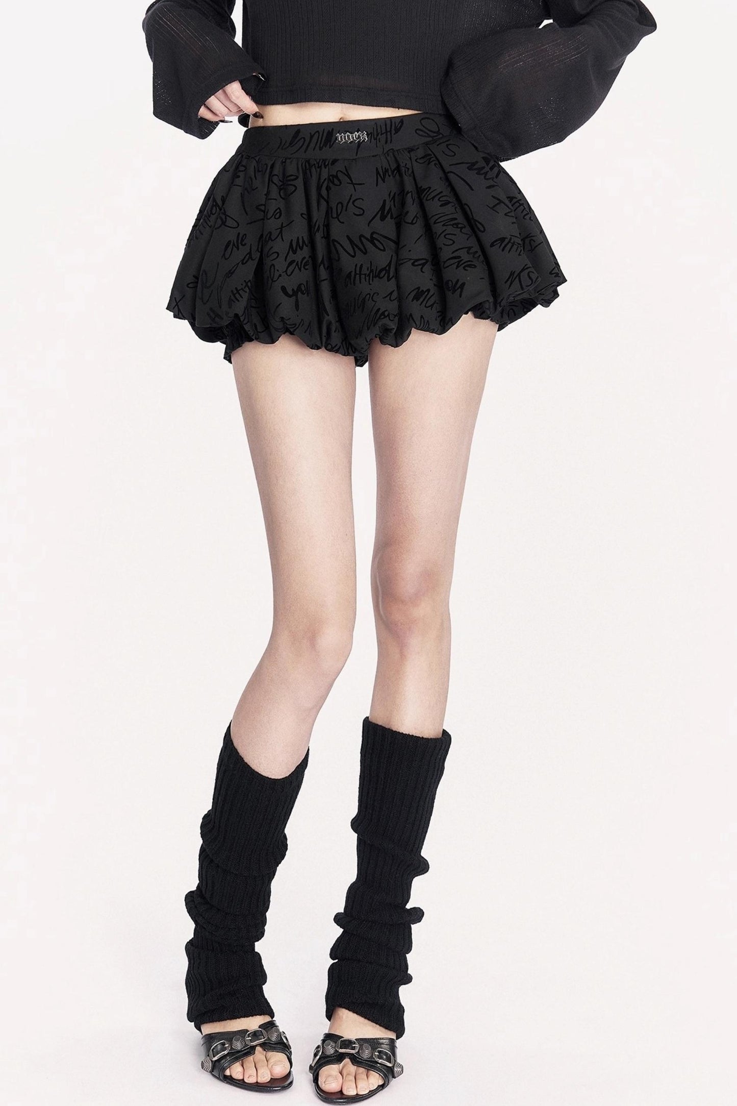 Autumn Lace-Up Knitted Cover-Up Top