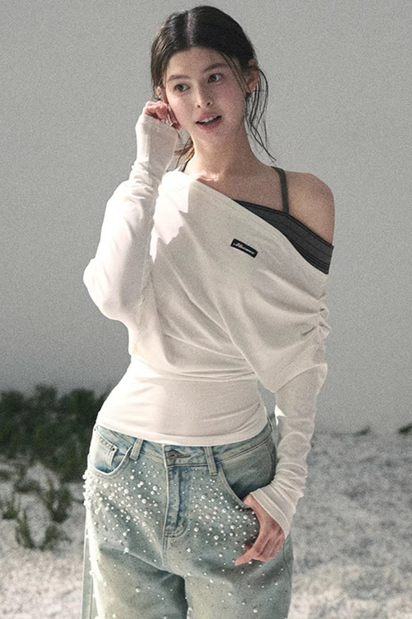 Under the Moonlight Off-Shoulder Top