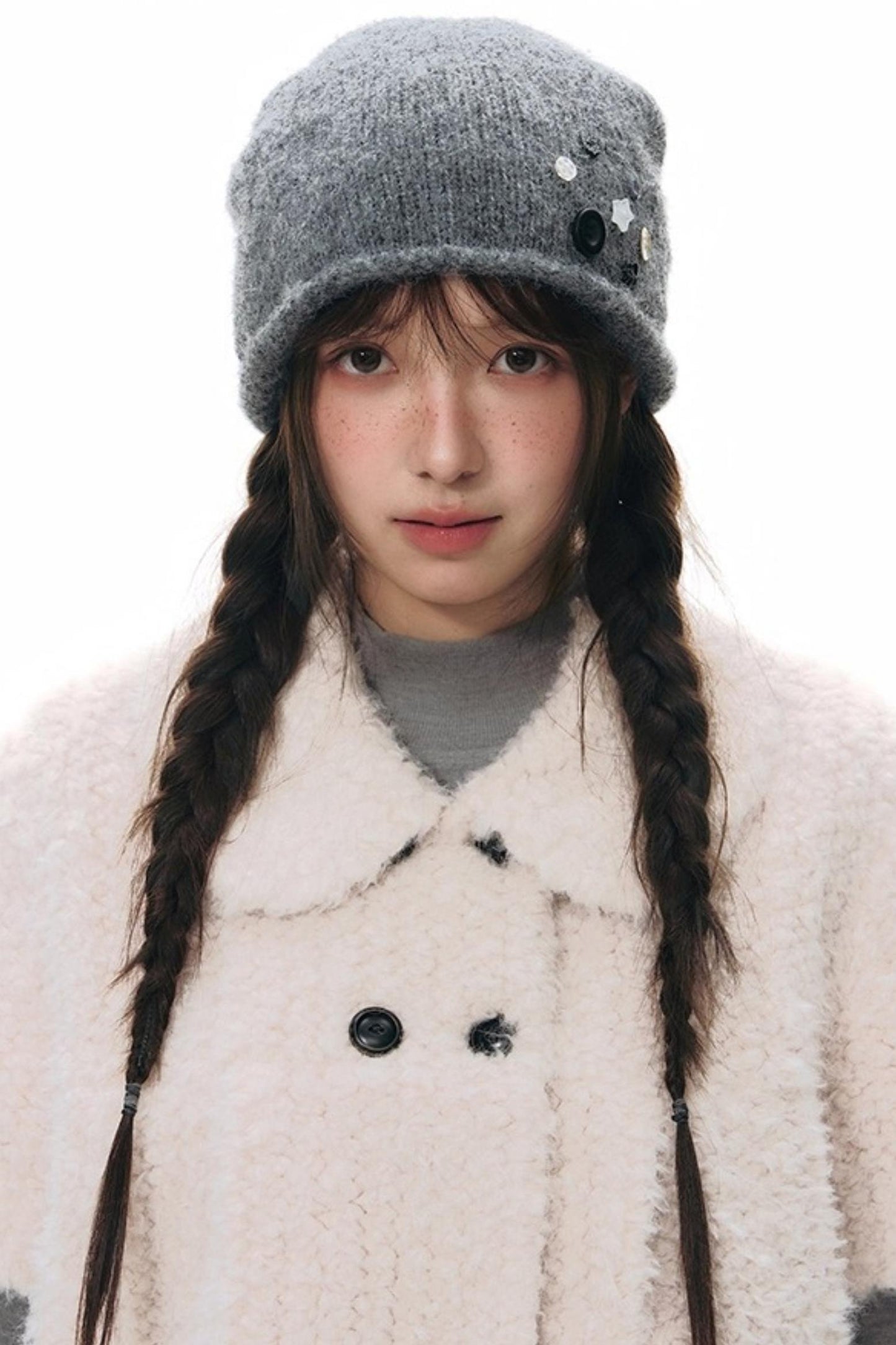 Lamb Wool Two-Piece Sweater Set-Up