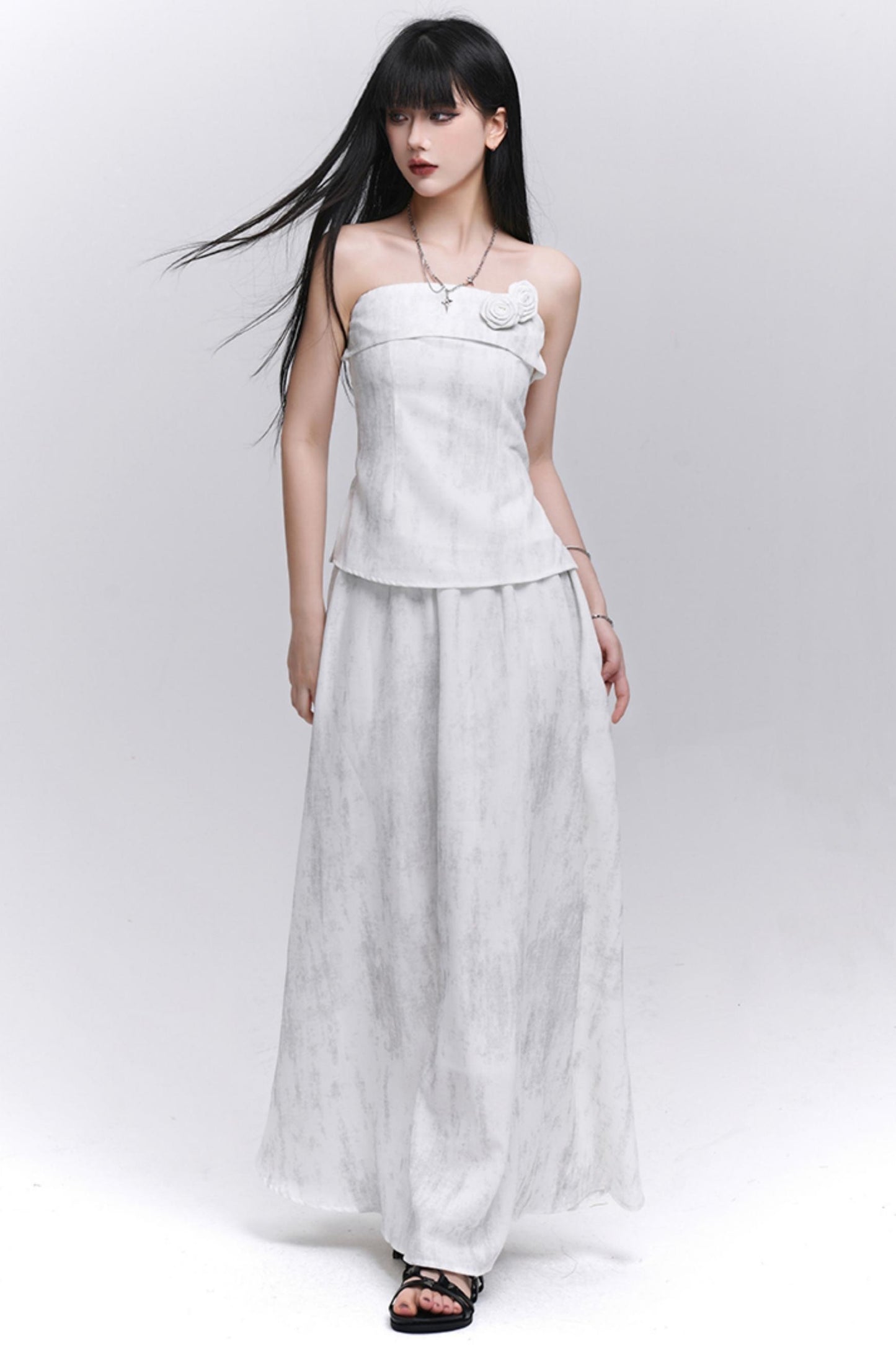 Artistic Summer Skirt Top Set-Up